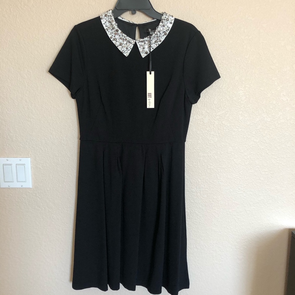 Black mini dress